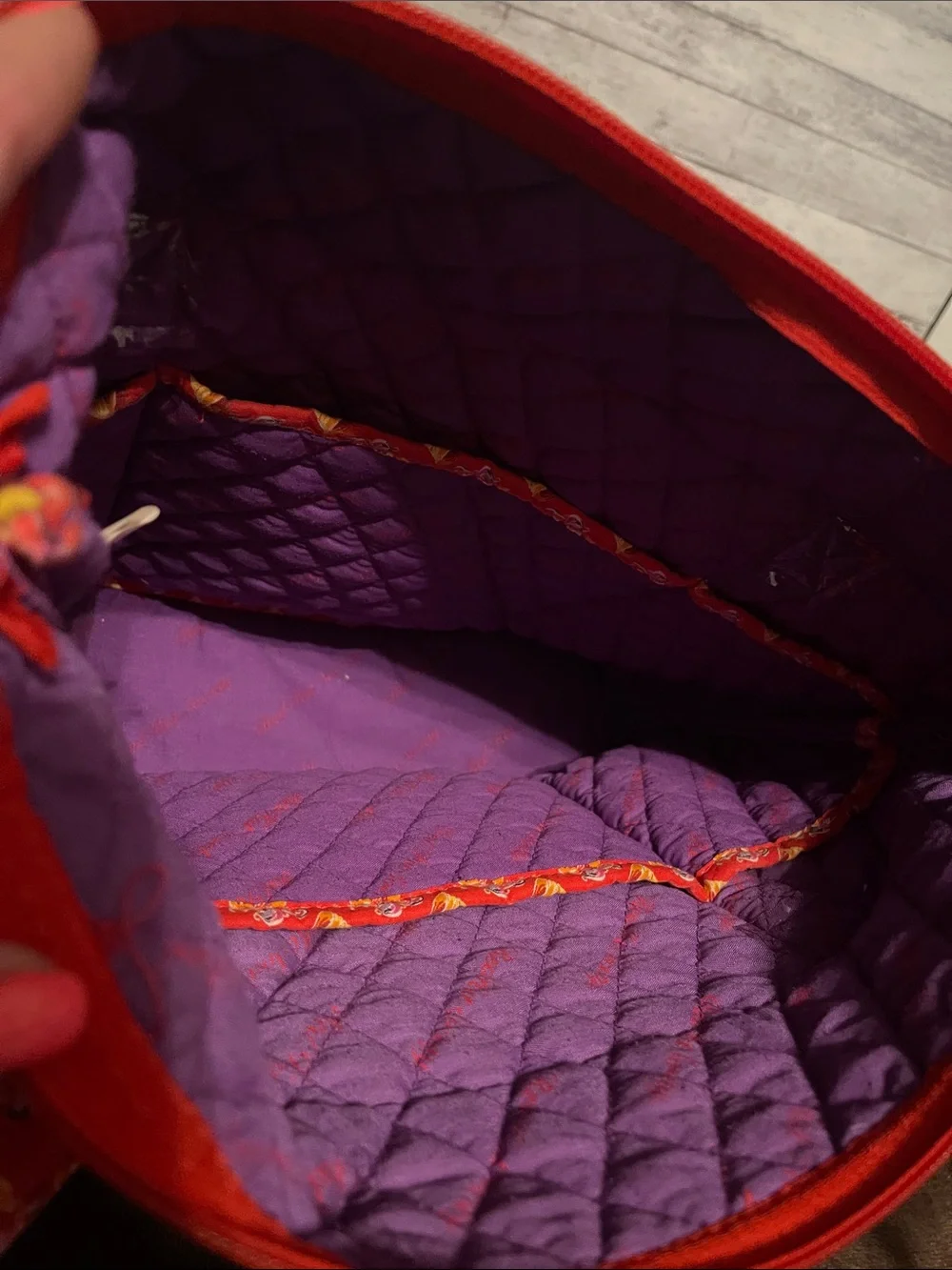 Vintage 2005 Quilted Red Hat Society Tote/Purse/Bag